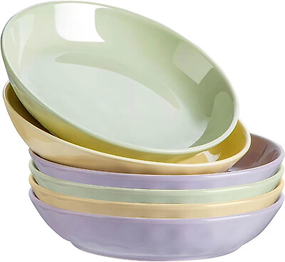 #ad #ad Porcelain Dinner Plates Set of 6 Dishwasher amp; Microwave Safe 8 inch Salad Plates $29.99
