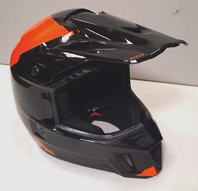 KLIM F3 Off Road Snowmobile Helmet ECE Men#x27;s Large Strike Orange $139.99
