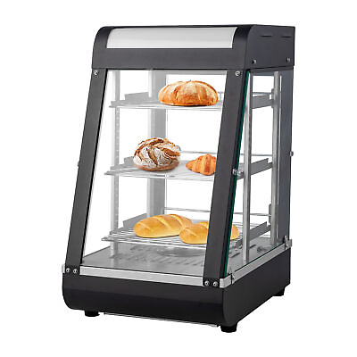 #ad 3 Tier Electric Food Warmer Food Display Cabinet Pizza Egg Tart Warmer 110V $209.09
