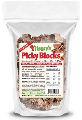 #ad Picky Blocks Food for Squirrels Flying Squirrels and Chipmunks $22.95