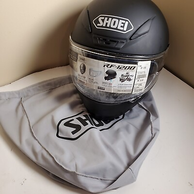 #ad Shoei RF 1200 Matte Black Motorcycle Helmet Size XXL Pinlock Ready DOT 2022 NEW $449.99