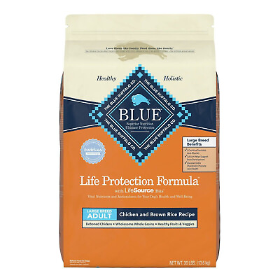 Blue Buffalo Life Protection Formula Large Breed Adult Chicken Brown Rice 30lb $38.88
