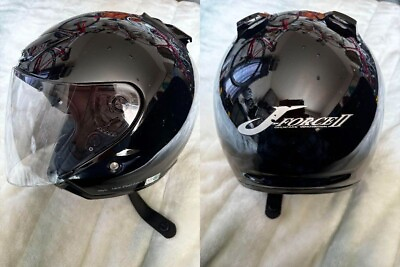 #ad SHOEI J FORCEⅡ2 Vintage Helmet Black L 59 60cm $1630.00