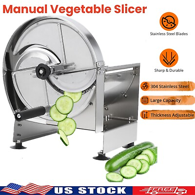 #ad #ad Commercial Vegetable Slicer Manual Slicing Machine Slicer Cutter Fruit Slicer $83.71