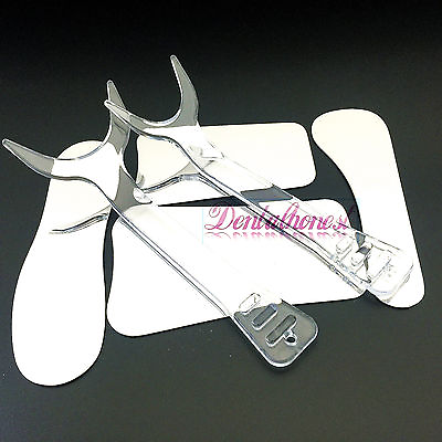 #ad 4pcs Dental Clinic photography Mirror Retractor Mouth Cheek Opener $27.90