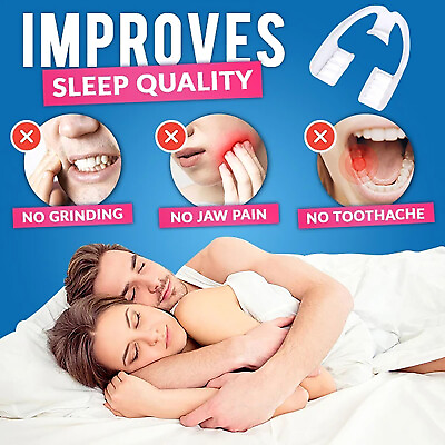 Bruxism Guard Grinding Teeth Protector Night Mouth Sleep Tooth 1 2PC $6.99