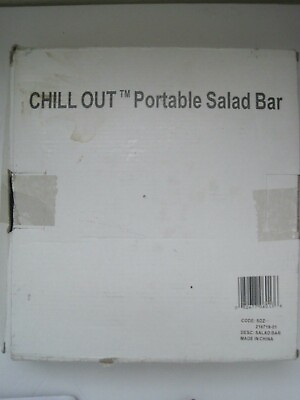 Chill Out Portable Salad Bar w Box Inflatable $19.96