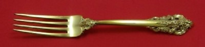 #ad #ad Grande Baroque Gold By Wallace Sterling Silver Regular Fork 7 1 2quot; $129.00