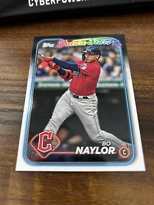 #ad #ad 2024 Topps Series 1 Bo Naylor Future Stars Cleveland Guardians #191 $1.49