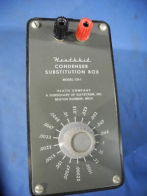 Heathkit Model CS 1 Condenser Substitution Box FREE amp; FAST SHIPPING $39.99