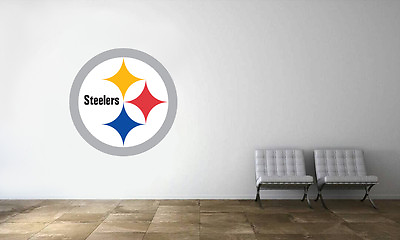 #ad #ad Pittsburgh Steelers NFL Logo Wall Decal Football Decor Art Mural Vinyl Sticker $14.95