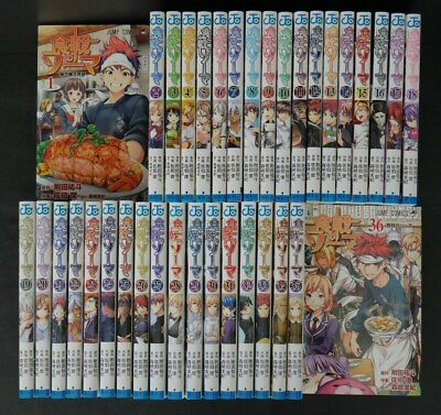 #ad JAPAN manga LOT: Food Wars : Shokugeki no Soma vol.1 36 Complete Set $910.20