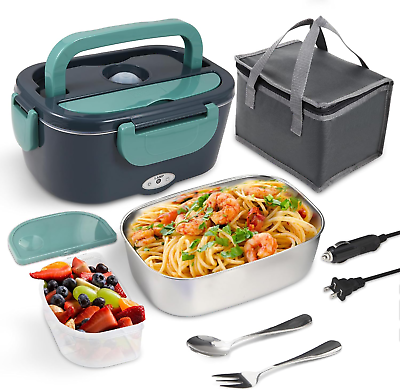 #ad Electric Lunch Box Food Warmer for Car Truck Work Fast Portable Food Heater $30.99