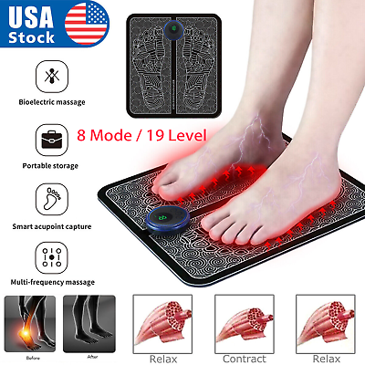 EMS Foot Massager Leg Reshaping Electric Deep Kneading Muscle Pain Relax Machine $9.99