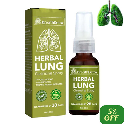 #ad #ad Breath Detox Herbal Lung Cleansing Spray Same Day Delivery $3.12