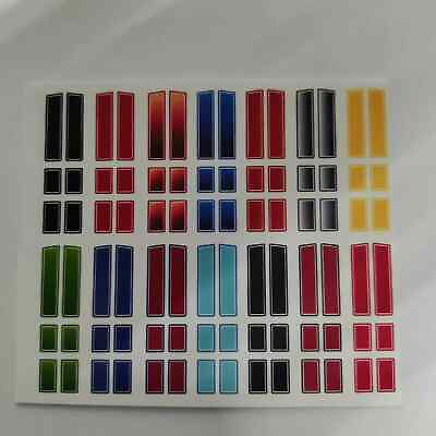 #ad 1 64 for hot wheels water slide decals racing stripes MADE IN THE USA $4.50