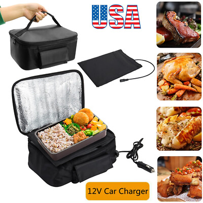 New 12V Car Portable Food Electric Warmer Heating Lunch Box Bag Oven Container $26.50