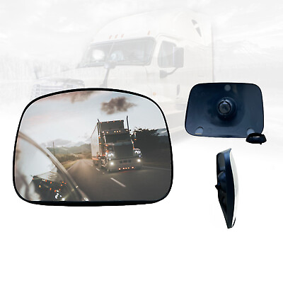 #ad #ad SPLENDID Hood Mirror Glass for Freightliner Cascadia Wide Angle Convex Glass $31.95