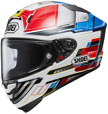 #ad #ad Shoei X 15 Proxy Helmet Red White Blue LRG $999.99