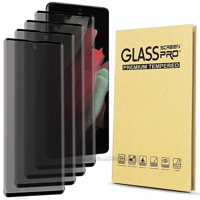 Privacy Screen Protector Tempered Glass For Samsung Galaxy S23 S22 S21 Note20 10 $6.99