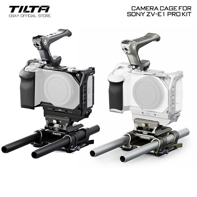#ad Tilta Full Half Camera Cage PRO Kit For Sony ZV E1 Movie NATO Handle Holder AU $350.55