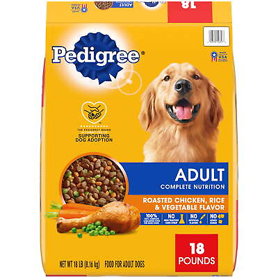 #ad Pedigree Nutrition Roasted Chicken Rice amp; Vegetable Dry Dog Food For Adult Dog $16.98