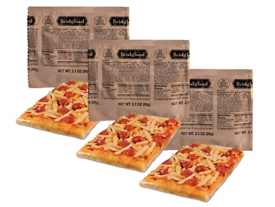 Pepperoni Pizza MRE Survival Food Bridgford Ready to Eat meals 3 pack 2026 $20.99