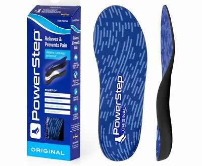 Powerstep Full Length Orthotics Arch Heel Support Insole $29.95