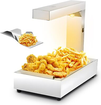 #ad Commercial Heat Lamp Food Warmer Fry Station with Removable Drain Board Drip Pan $139.99