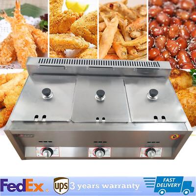 #ad #ad 3 Pan Propane Gas Food Warmer Restaurant Tabletop Desktop Countertop Steam Table $189.53