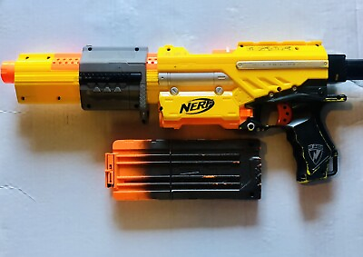 #ad Nerf Alpha Trooper CS 18 Dart Gun Blaster Yellow with Magazine $22.00