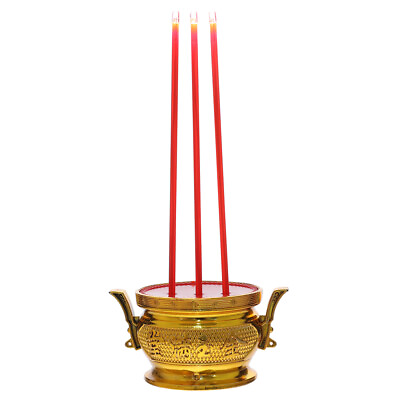 Zen Meditation Incense Burner Chinese Electric Candle Lamp Funeral Candle Light $14.03