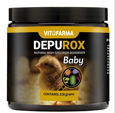 DEPUROX BABY For CHICK DESPARASITANTE NATURAL PARA POLLITOS 226G FOR ANIMALS $20.99