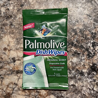 New 1 pcs Palmolive Dish Wipes Original Scent Disposable Cloths Pretreated Wipe $8.00