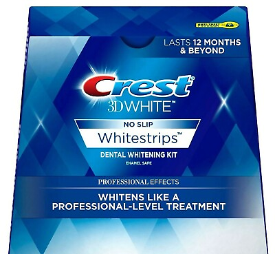 #ad Crest 3D Whitestrips Professional Effects 3D White Teeth 20 Strips 10 Treatment $28.99