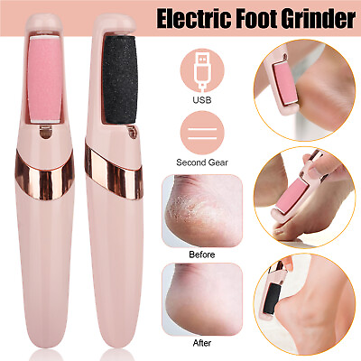 Portable Electric Foot Grinder File Hard Callus Dead Skin Remover Pedicure Tool $11.98