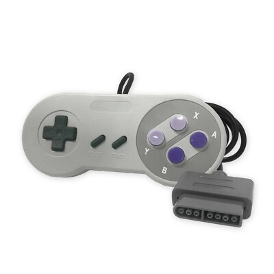SNES Super Nintendo Original game console 7 pin Controllers 2 pack $29.99