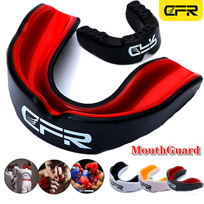 #ad Gum Mouth Guard Shield Case Teeth Grinding Boxing MMA rugby Youth Adult Sports $9.99