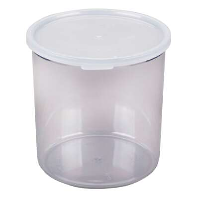 #ad Cambro CCP27152 Clear Plastic 2.7 Qt. Round Crock with Lid $20.30