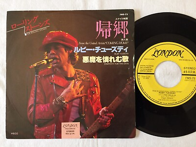 #ad The Rolling Stones quot;RUBY TUESDAYquot; JAPAN ORIGINAL LONDON LIVE COVER 45 7quot; FMS 75 $79.99