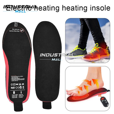 #ad #ad Heated Insoles Rechargeable Foot Warmer with Remote Control Men Women Outdoor $41.13