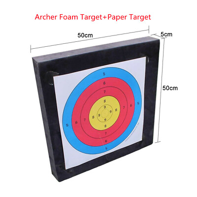 #ad EVA Archer Foam TargetPaper Target Set Hunting Practice Archery Bow Accessary $26.90
