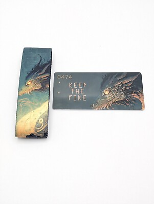 #ad Zox #474 Keep The Fire NEW Medium Strap Collector#x27;s Card $25.00