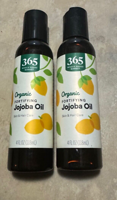 #ad whole Foods market Organic Jojoba Oil 4oz lot of two bottles $15.00