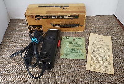 #ad OSTER Jomco Electric Clippers Model 12 Works Tested Universal Barber Vintage $20.00
