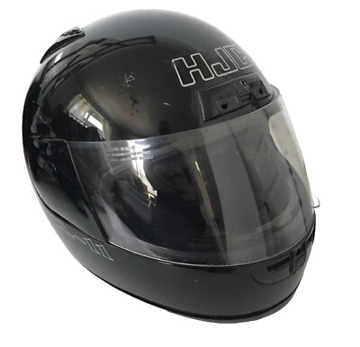 #ad HJC CL 11 Full Face Gloss Black Motorcycle Street Helmet Sz XL Snell M95 DOT $43.99
