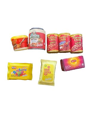 #ad Mini Brands Lot Food Moon Hormel Chili Chef Boyardee Scribblers Ice Cream Bundle $6.00