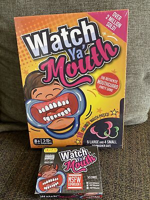 #ad Watch Ya#x27; Mouth Game age 8 With NSFW Expansion Pack 1 Adults Only Brand New $9.40