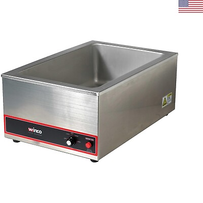 #ad Commercial Portable Food Warmer Stainless Steel 1200W 3 Heat Settings $271.99