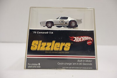 #ad RARE Hot Wheels Sizzlers ‘70 Camaro T A Silver OPENED UNTESTED $32.99
